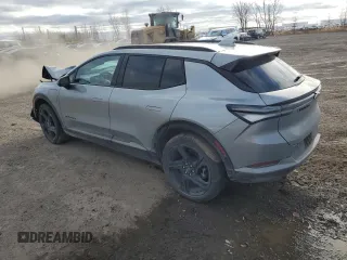2024 Chevrolet Equinox EV RS z VIN 3GN7DRRR4RS298610, wystawiony jako Copart lot #82022534 z przebiegiem 3 090 mil mil oraz Szkoda całkowita • Salvage title. Historia ofert i sprzedaży dostępna na DreamBid. Obrazek 2.