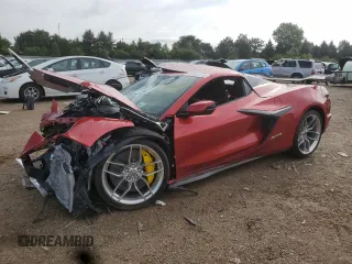2025 Chevrolet Corvette 3LZ with VIN 1G1YF3D33S5606012, listed as a Copart auction lot 61483275 with 92 mi miles and Non repairable. Bid and sale history available at DreamBid. Image 1.