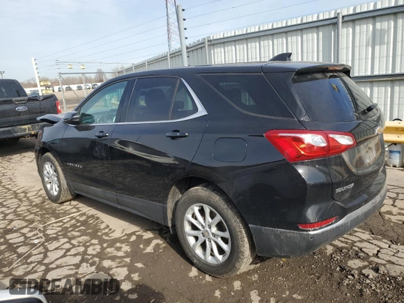 2019 Chevrolet Equinox LT with VIN 2GNAXKEV3K6112034, listed as a Copart auction lot 44123135 with 105,166 mi miles and Salvage Title. Bid and sale history available at DreamBid. Image 2.
