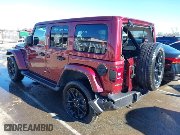2021 Jeep Wrangler Unlimited Sahara with VIN 1C4JJXP60MW688749, listed as a IAAI auction lot 41341634 with 45,772 mi miles and . Bid and sale history available at DreamBid. Image 3.