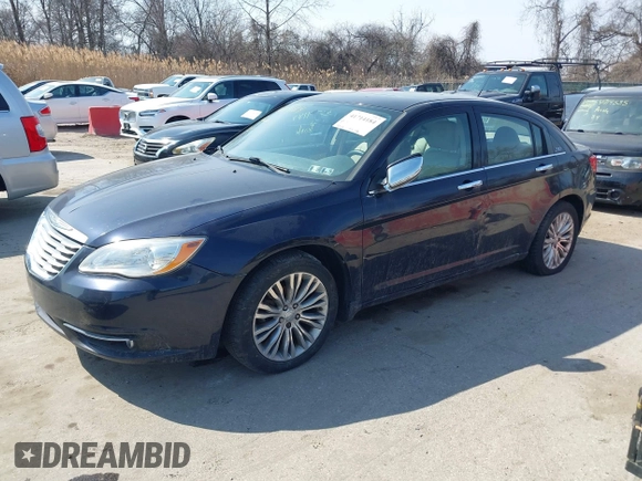 2011 Chrysler 200 Limited with VIN 1C3BC2FG4BN526741, listed as a IAAI auction lot 41714184 with 112,043 mi miles. Bid and sale history available at carsss.com. Image 2.