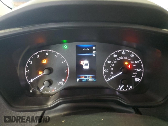 2024 Toyota Corolla LE with VIN 5YFB4MDE8RP097669, listed as a Copart auction lot 61068005 with 17,637 mi miles and Clean title. Bid and sale history available at DreamBid. Image 9.