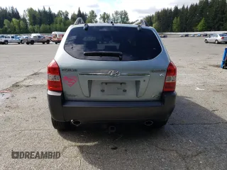 2005 Hyundai Tucson GLS with VIN KM8JN72D75U142775, listed as a Copart auction lot 53075834 with 174,100 mi miles and Salvage Title. Bid and sale history available at carsss.com. Image 6.