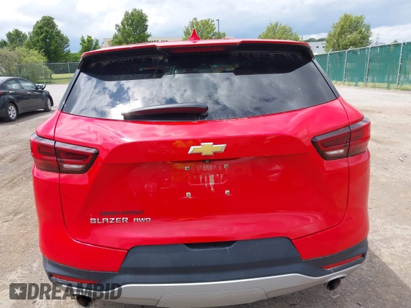 2023 Chevrolet Blazer LT with VIN 3GNKBHR43PS171195, listed as a IAAI auction lot 42547323 with 29,525 mi miles and . Bid and sale history available at DreamBid. Image 16.