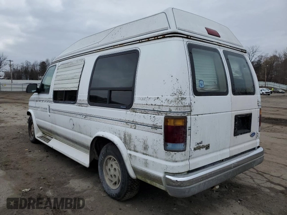 1993 Ford Econoline Cargo with VIN 1FDEE14N8PHA30213, listed as a Copart auction lot 88100175 with 87,897 mi miles and Clean Title. Bid and sale history available at carsss.com. Image 2.