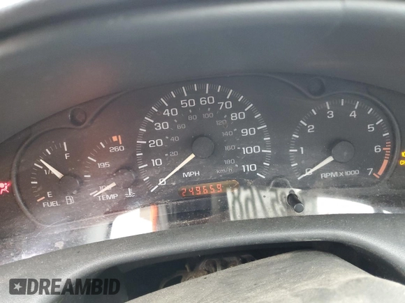 2002 Chevrolet Cavalier with VIN 1G1JC524027244064, listed as a Copart auction lot 79576844 with 249,659 mi miles and Salvage Title. Bid and sale history available at carsss.com. Image 9.