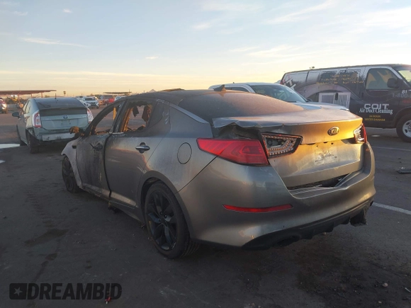 2015 Kia Optima SXL Turbo with VIN 5XXGR4A62FG506984, listed as a IAAI auction lot 40662064 with Not Provided miles and . Bid and sale history available at DreamBid. Image 3.