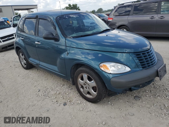 2001 Chrysler PT Cruiser with VIN 3C8FY4BB71T631808, listed as a Copart auction lot 62169635 with 136,216 mi miles and Salvage title. Bid and sale history available at DreamBid. Image 4.