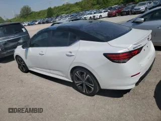 2023 Nissan Sentra SR with VIN 3N1AB8DV0PY300093, listed as a Copart auction lot 51270254 with 15,122 mi miles and Salvage Title. Bid and sale history available at carsss.com. Image 2.