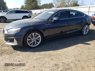 2020 Audi A5 Sportback Premium с VIN WAUANCF57LA009087, выставлен на аукционе Copart как лот 52249125 с пробегом 71 684 миль миль и Списание • Salvage title. История ставок и продаж доступна на DreamBid. Изображение 1.