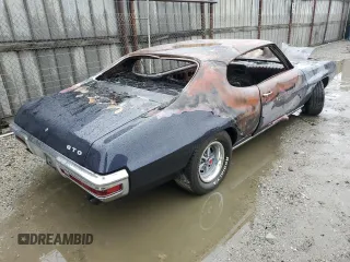 1970 Pontiac GTO z VIN 242370Z111774, wystawiony jako Copart lot #44573755 z przebiegiem Nie podano mil oraz Nie do naprawy • Non repairable. Historia ofert i sprzedaży dostępna na DreamBid. Obrazek 3.