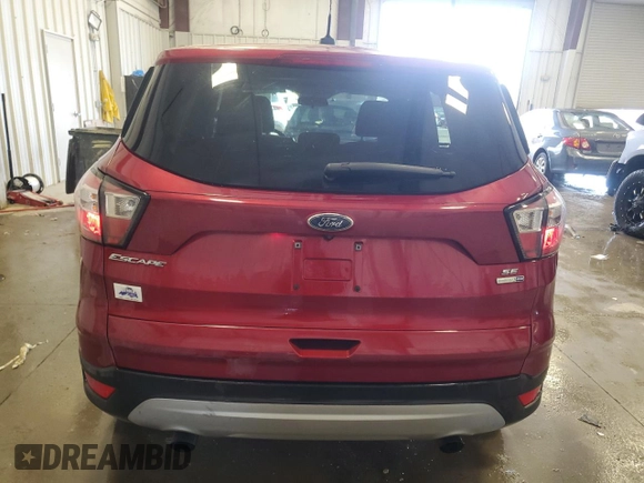 2017 Ford Escape SE with VIN 1FMCU9GD2HUE08823, listed as a Copart auction lot 48358225 with 83,245 mi miles and Clean Title. Bid and sale history available at DreamBid. Image 6.
