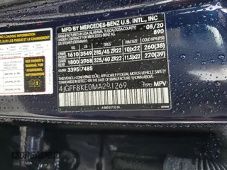 2021 Mercedes-Benz GLS with VIN 4JGFF8KE0MA291269, listed as a Copart auction lot 43530265 with 55,124 mi miles and Salvage Title. Bid and sale history available at carsss.com. Image 13.