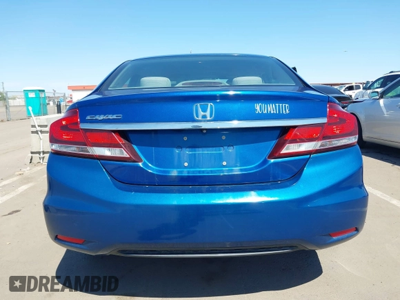 2014 Honda Civic Sedan LX with VIN 19XFB2F58EE260616, listed as a IAAI auction lot 41849697 with 148,757 mi miles. Bid and sale history available at carsss.com. Image 16.