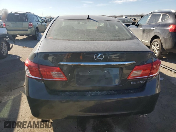 2011 Lexus ES with VIN JTHBK1EG0B2434021, listed as a Copart auction lot 44383675 with 71,182 mi miles and Salvage Title. Bid and sale history available at carsss.com. Image 6.