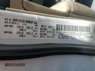 2014 Jeep Grand Cherokee Limited with VIN 1C4RJFBT2EC471846, listed as a Copart auction lot 63637415 with 130,262 mi miles and Salvage title. Bid and sale history available at DreamBid. Image 14.