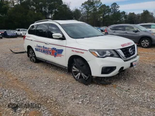 2017 Nissan Pathfinder S with VIN 5N1DR2MN1HC674107, listed as a Copart auction lot 88501435 with 113,303 mi miles and Salvage Title. Bid and sale history available at DreamBid. Image 4.