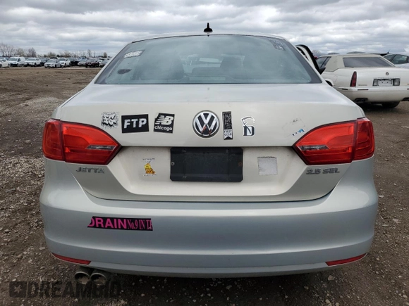 2011 Volkswagen Jetta SEL с VIN 3VWLZ7AJ9BM348461, выставлен на аукционе Copart как лот 53577715 с пробегом 90 591 миль миль и Списание • Salvage title. История ставок и продаж доступна на DreamBid. Изображение 6.