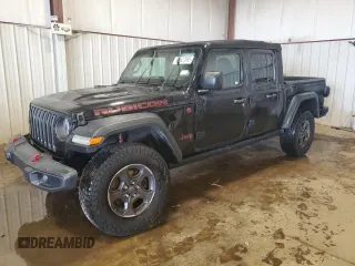 2022 Jeep Gladiator Rubicon with VIN 1C6JJTBG7NL177249, listed as a Copart auction lot 65527595 with 17,134 mi miles and Salvage title. Bid and sale history available at DreamBid. Image 1.