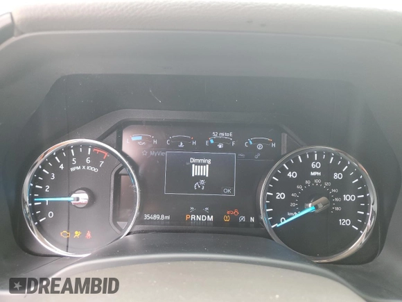 2021 Ford Expedition Max Limited with VIN 1FMJK1KT9MEA76543, listed as a Copart auction lot 53012404 with 35,489 mi miles and Salvage title. Bid and sale history available at DreamBid. Image 9.