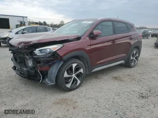 2017 Hyundai Tucson Sport with VIN KM8J3CA26HU406958, listed as a Copart auction lot 50795255 with 106,406 mi miles and Salvage Title. Bid and sale history available at carsss.com. Image 1.