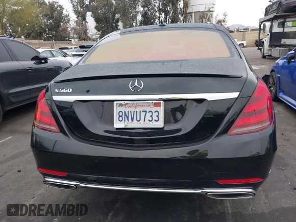 2020 Mercedes-Benz S-Class S 560 with VIN WDDUG8DB3LA509043, listed as a IAAI auction lot 41740807 with 39,391 mi miles. Bid and sale history available at carsss.com. Image 17.