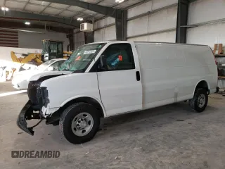 2016 Chevrolet Express Cargo Van with VIN 1GCZGHFG8G1201963, listed as a Copart auction lot 42612925 with 0 mi miles and Salvage Title. Bid and sale history available at carsss.com. Image 1.