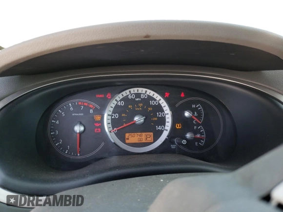 2008 Nissan Quest with VIN 5N1BV28U88N104890, listed as a Copart auction lot 74209344 with 250,748 mi miles and Salvage Title. Bid and sale history available at carsss.com. Image 9.