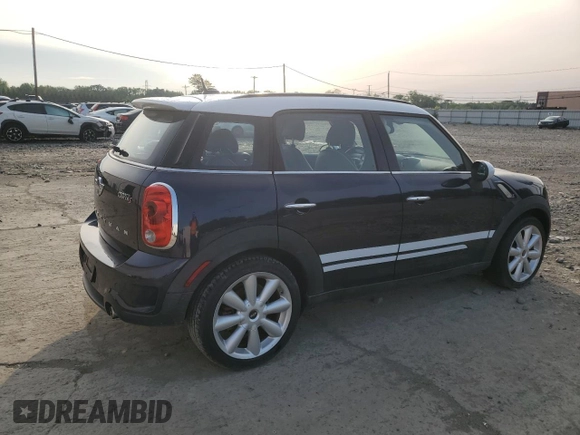 2013 MINI Countryman S z VIN WMWZC3C54DWP24085, wystawiony jako Copart lot #59185075 z przebiegiem 110 708 mil mil oraz Szkoda całkowita • Salvage title. Historia ofert i sprzedaży dostępna na DreamBid. Obrazek 3.