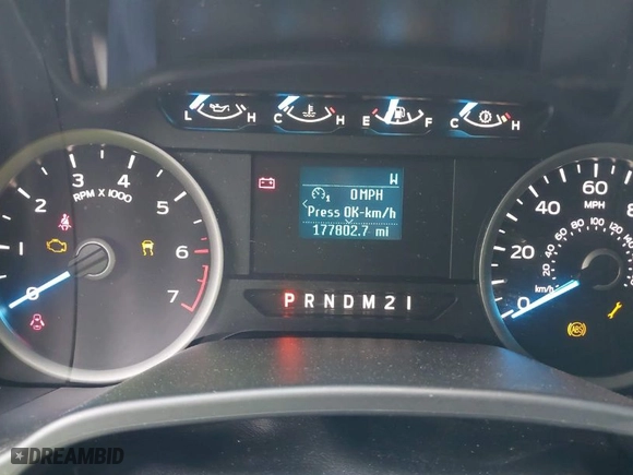 2017 Ford F-150 XL with VIN 1FTEW1CF7HKE13169, listed as a IAAI auction lot 41817684 with 177,802 mi miles. Bid and sale history available at carsss.com. Image 7.