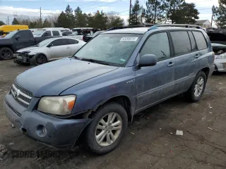 2007 Toyota Highlander Hybrid with VIN JTEHW21A570038463, listed as a Copart auction lot 43395015 with 191,798 mi miles and Salvage Title. Bid and sale history available at carsss.com. Image 1.