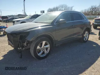 2020 Audi Q3 Premium Plus with VIN WA1BECF36L1121959, listed as a Copart auction lot 47744075 with 56,162 mi miles and Salvage Title. Bid and sale history available at carsss.com. Image 1.