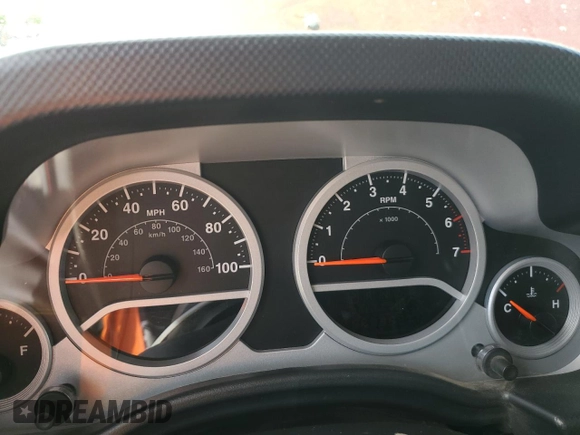 2010 Jeep Wrangler Unlimited Rubicon with VIN 1J4BA6H14AL115460, listed as a Copart auction lot 58349925 with Not provided miles and Salvage title. Bid and sale history available at DreamBid. Image 9.