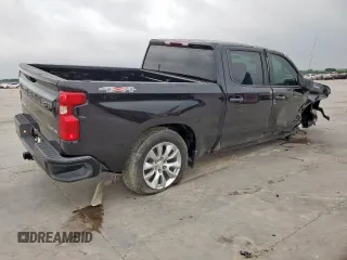 2024 Chevrolet Silverado 1500 Custom with VIN 1GCPDBEK1RZ116972, listed as a Copart auction lot 54860945 with 2,841 mi miles and Salvage Title. Bid and sale history available at DreamBid. Image 3.