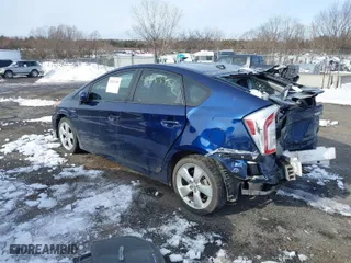 2012 Toyota Prius One with VIN JTDKN3DUXC1559823, listed as a IAAI auction lot 41253583 with 144,729 mi miles. Bid and sale history available at carsss.com. Image 3.