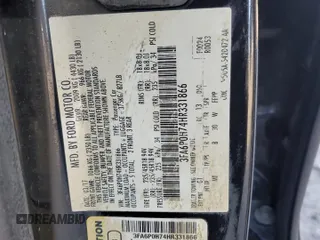 2017 Ford Fusion SE with VIN 3FA6P0H74HR331866, listed as a Copart auction lot 87373214 with 0 mi miles and Non Repairable. Bid and sale history available at carsss.com. Image 12.