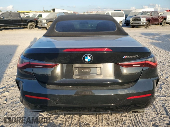 2024 BMW 4 Series M440i with VIN WBA53AT05RCP27562, listed as a Copart auction lot 77213334 with Not Provided miles and Salvage Title. Bid and sale history available at carsss.com. Image 6.