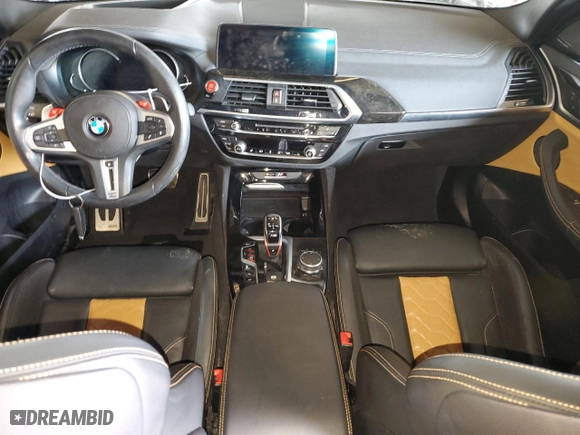 2020 BMW X3 M Competition with VIN 5YMTS0C03LLT10091, listed as a Copart auction lot 83866544 with NaN miles and Salvage Title. Bid and sale history available at carsss.com. Image 8.