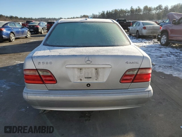 2001 Mercedes-Benz E-Class AWD with VIN WDBJF82J91X045050, listed as a Copart auction lot 41681525 with 0 mi miles and Salvage Title. Bid and sale history available at carsss.com. Image 6.