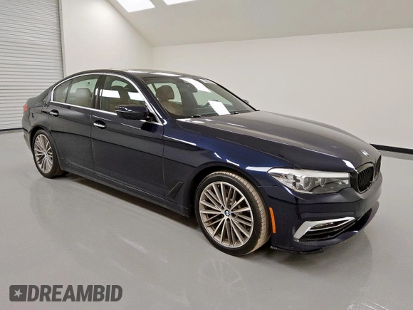 2018 BMW 5 Series 540i with VIN WBAJE5C50JWA94907, listed as a Copart auction lot 57272875 with 79,538 mi miles and Clean title. Bid and sale history available at DreamBid. Image 4.