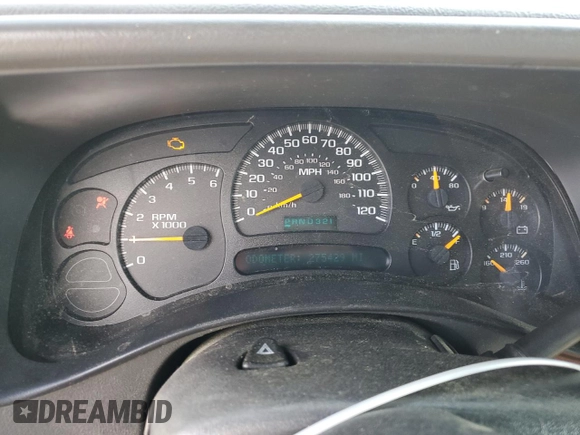2004 Chevrolet Avalanche Z66 with VIN 3GNEC12T44G107894, listed as a Copart auction lot 53450985 with 175,429 mi miles and Salvage title. Bid and sale history available at DreamBid. Image 9.