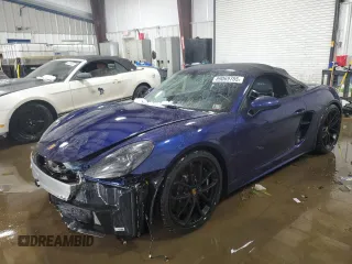 2020 Porsche 718 Spyder with VIN WP0CC2A89LS240502, listed as a Copart auction lot 89069785 with 13,513 mi miles and Salvage Title. Bid and sale history available at DreamBid. Image 1.