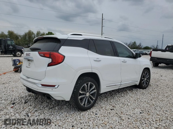 2019 GMC Terrain Denali with VIN 3GKALSEX7KL396483, listed as a Copart auction lot 50463135 with 93,860 mi miles and Salvage Title. Bid and sale history available at DreamBid. Image 3.