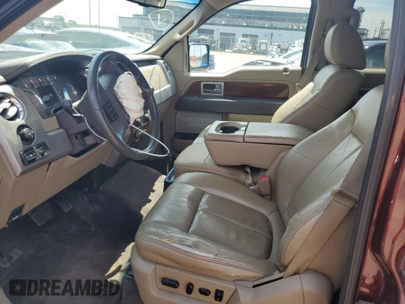 2010 Ford F-150 XL with VIN 1FTFW1EV1AFC15470, listed as a Copart auction lot 54729105 with Not Provided miles and Clean Title. Bid and sale history available at DreamBid. Image 7.