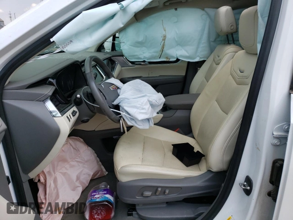2021 Cadillac XT6 Premium Luxury with VIN 1GYKPCRS5MZ167010, listed as a Copart auction lot 63780174 with 0 mi miles and Salvage Title. Bid and sale history available at carsss.com. Image 7.