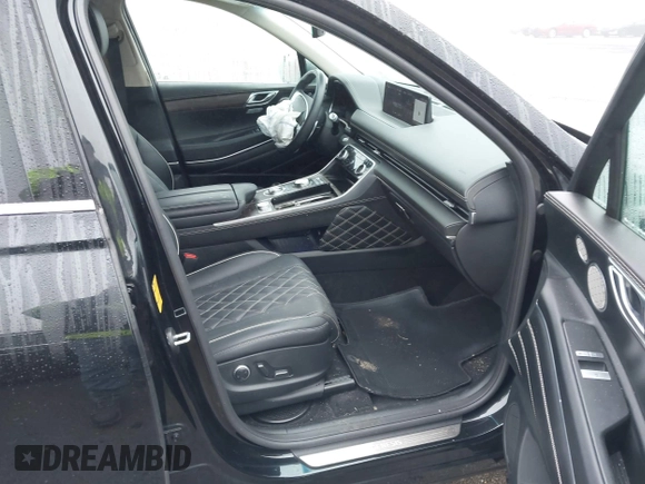 2024 Genesis GV80 with VIN KMUHCESC2RU168319, listed as a IAAI auction lot 41875754 with 33,286 mi miles and . Bid and sale history available at DreamBid. Image 5.