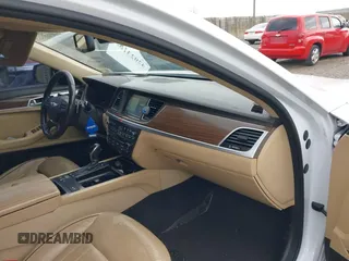 2015 Hyundai Genesis 3.8L with VIN KMHGN4JEXFU078879, listed as a IAAI auction lot 42023183 with 178,075 mi miles. Bid and sale history available at carsss.com. Image 5.
