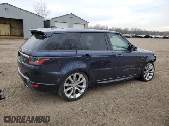 2019 Land Rover Range Rover Sport HSE with VIN SALWR2RKXKA851325, listed as a Copart auction lot 77673504 with 105,935 mi miles and Salvage Title. Bid and sale history available at carsss.com. Image 3.