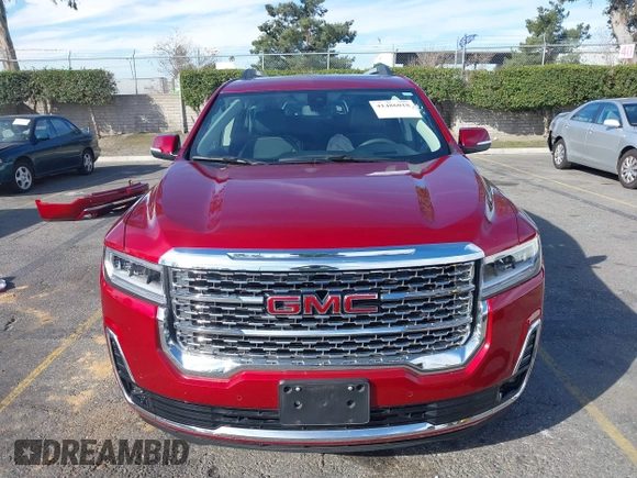 2022 GMC Acadia Denali with VIN 1GKKNPLS7NZ139033, listed as a IAAI auction lot 41486018 with 35,406 mi miles. Bid and sale history available at carsss.com. Image 13.