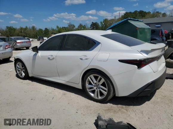 2021 Lexus IS 300 z VIN JTHAA1D21M5114728, wystawiony jako Copart lot #50702935 z przebiegiem 9 696 mil mil oraz Szkoda całkowita • Salvage title. Historia ofert i sprzedaży dostępna na DreamBid. Obrazek 2.